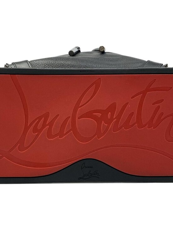 CHRISTIAN LOUBOUTIN Explorafunk Backpack Black Red Calf Leather Rubber Backpack main image 9